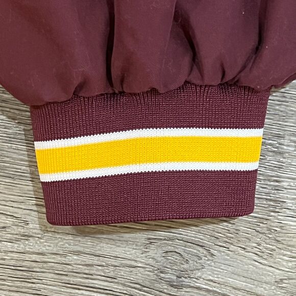 Vintage Arizona State ASU Pullover Jacket Crable Sportswear Maroon Gold Men's XL - Picture 4 of 11